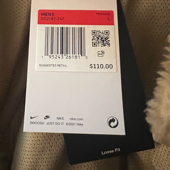 $110 Nike Yoga ACG Sherpa Fleece Pullover Jacket men training running XL tall - Picture 3 of 8